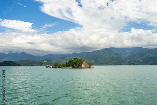 Boatcruise from Paraty to the beautiful islands and beaches around the coast. Paraty RJ Brazil. photo