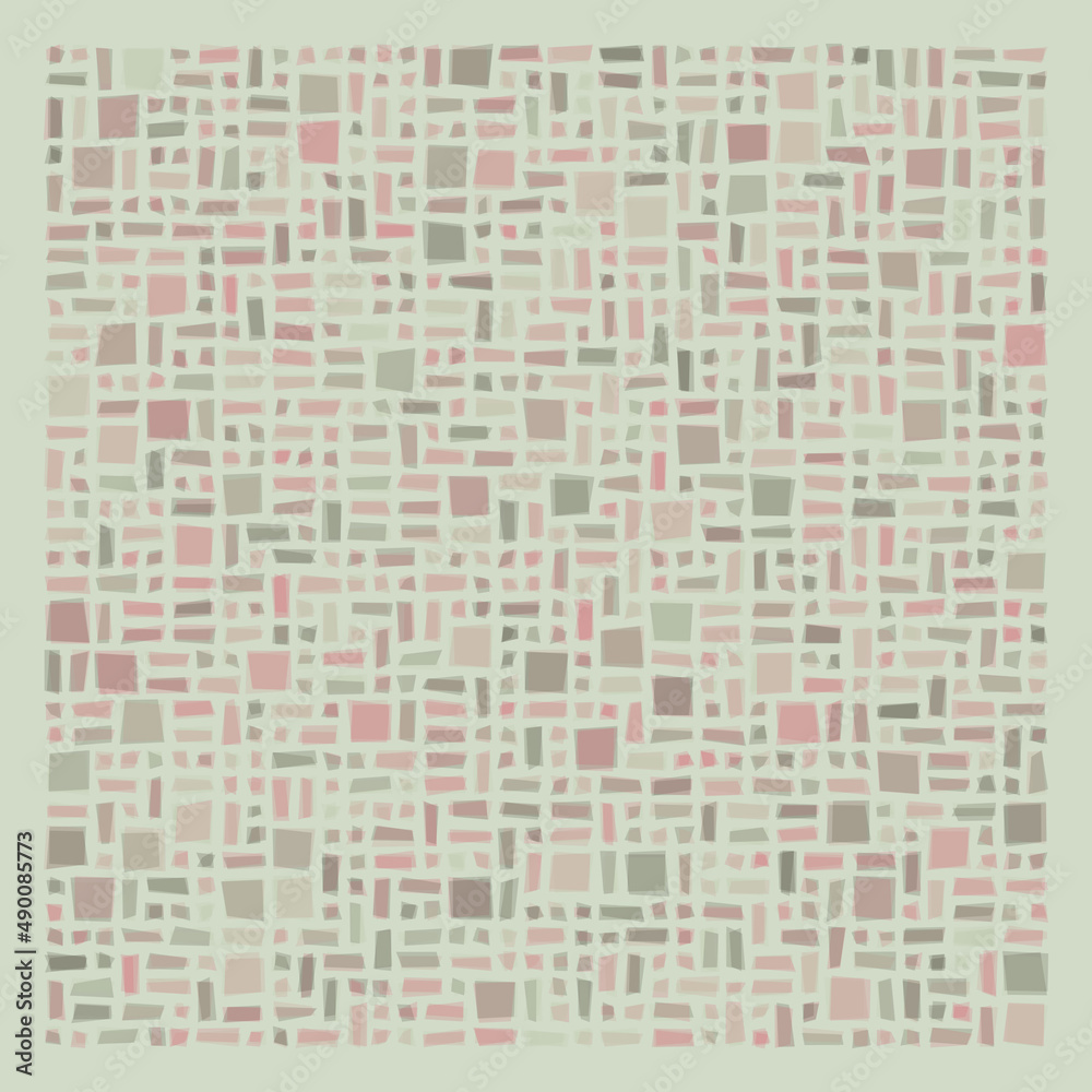 Fototapeta premium Offset Quads generative art background art illustration