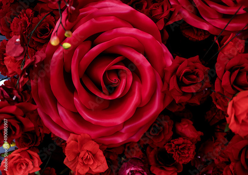 l red rose background