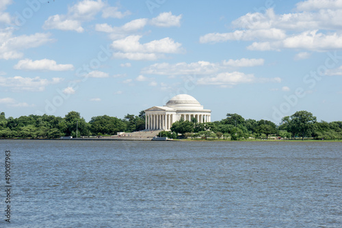 The Jefferson Memorial, across the tidal basin. photo