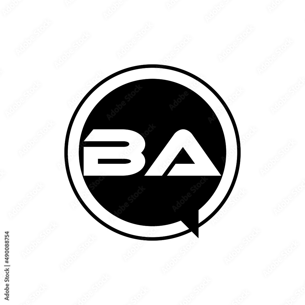 BA letter logo design with white background in illustrator, vector logo modern alphabet font overlap style. calligraphy designs for logo, Poster, Invitation, etc. BA letter logo design with white background in illustrator, vector logo modern alphabet font overlap style. calligraphy designs for logo, Poster, Invitation, etc.
