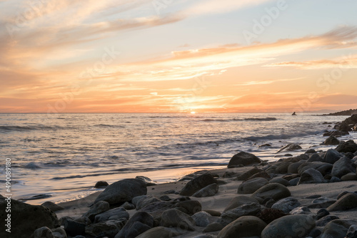 Orange Sunset Malibu