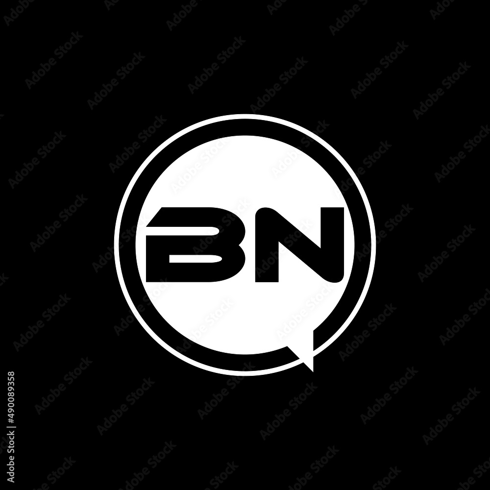 BN letter logo design with black background in illustrator, vector logo modern alphabet font overlap style. calligraphy designs for logo, Poster, Invitation, etc. BN letter logo design with black background in illustrator, vector logo modern alphabet font overlap style. calligraphy designs for logo, Poster, Invitation, etc.