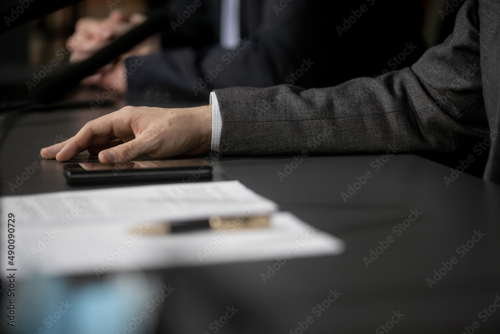 Fototapeta premium Professional business team working in the office
