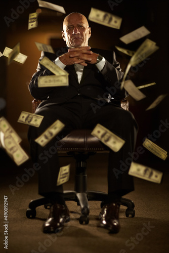 Obraz na plátně Crime pays when youre in control