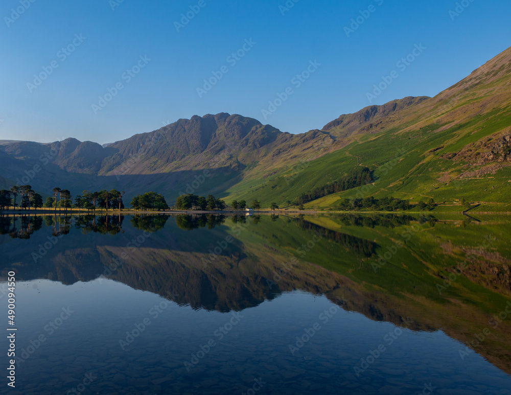 Lake with Mountains