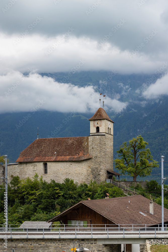 church in Ringgenberg near Interlaken, Switzerland