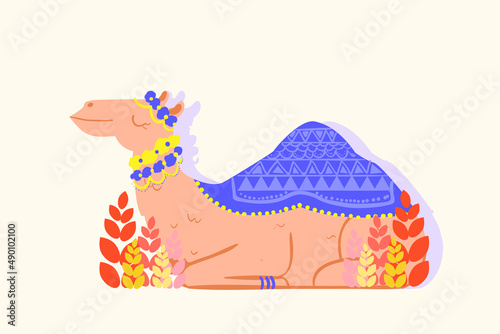 design ilustration camel 