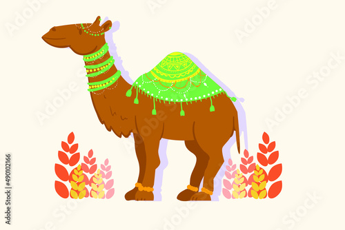design ilustration camel 