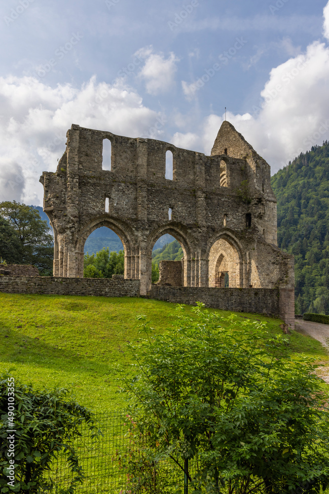 Aulps Abbey, Saint Jean d Aulps in Aulps Valley, Haute Savoie, France