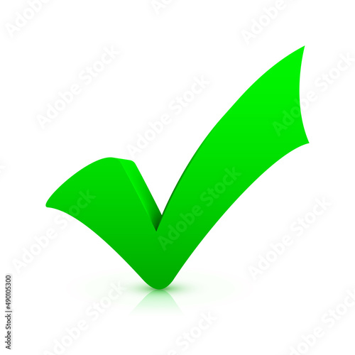 Free Download Check mark vector illustration on white background - GFXLoad