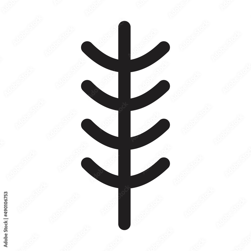 Tree icon vector glyph symbol for nature, ecology and environment in a flat color glyph illustration Tree icon vector glyph symbol for nature, ecology and environment in a flat color glyph illustration