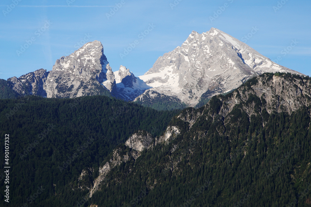 Watzmann mountain from Berchtesgaden, Germany	