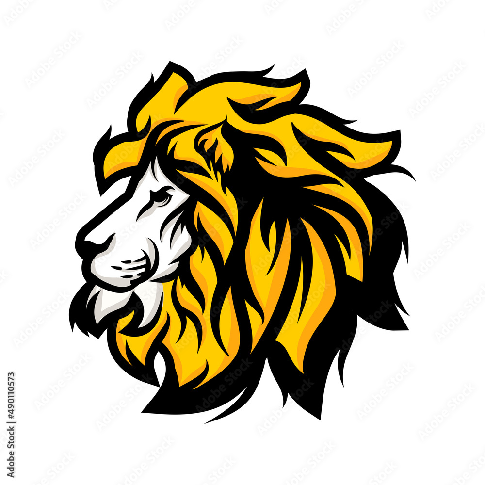 Lion head logo