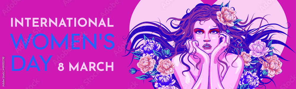 8 march international women's day vector illustration concept, can be used for landing page, template, ui, web, mobile app, poster, banner, flyer