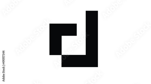  letter D logo design vector illustration