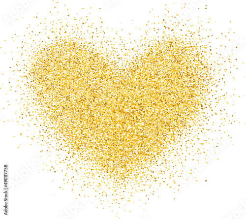 Obraz na plátně Confetti heart