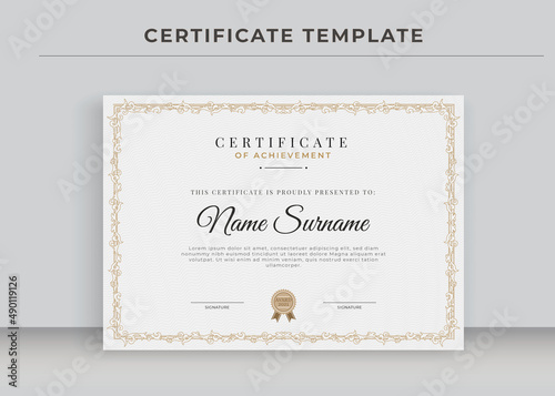 Certificate of Appreciation template, Certificate of achievement, awards diploma