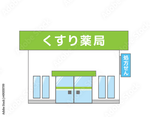 調剤薬局　イラスト　素材