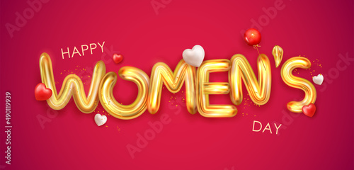Happy International Women s Day 8th March greetings background