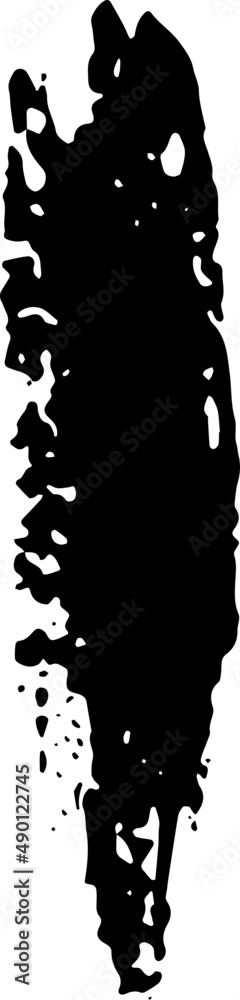Grunge brush. Ink stroke. Acrylic paint line. Abstract freehand stroke. Grunge brush. Ink stroke. Acrylic paint line. Abstract freehand stroke.