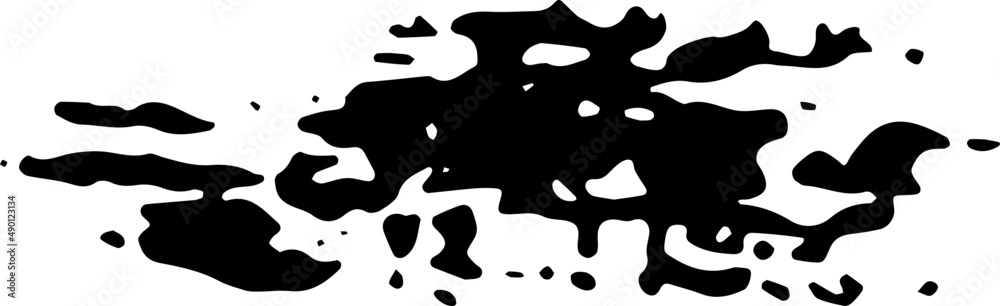 Grunge brush. Ink stroke. Acrylic paint line. Abstract freehand stroke. Grunge brush. Ink stroke. Acrylic paint line. Abstract freehand stroke.