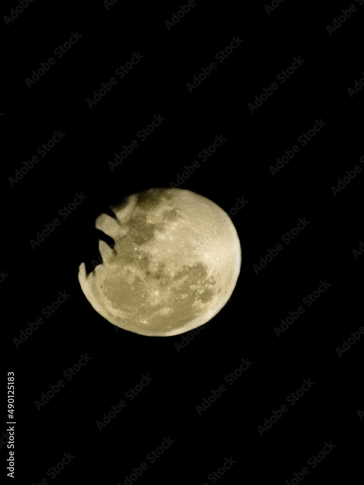 full moon over blue sky full moon over blue sky