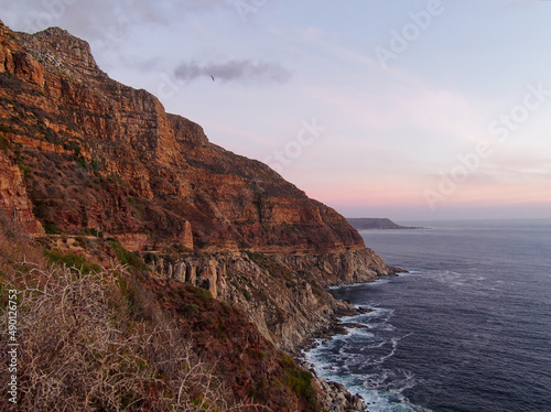 View of the rocks of a Cape of Good Hope, Cape Town, South Africa