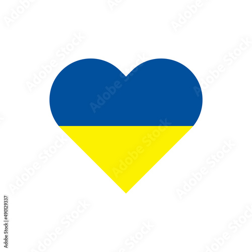 Ukraine flag icon. Ukraine flag in the shape of heart. Vector. Free Download Ukraine flag icon. Ukraine flag in the shape of heart. Vector. - GFXLoad