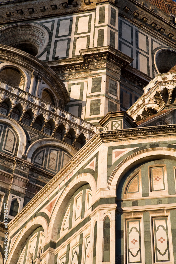 Detailed view - Santa Maria de Fiore - Duomo - Florence - Italy