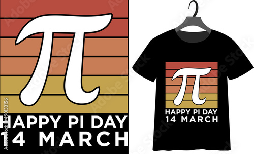 PI day t-shirt design,Internation pi day
