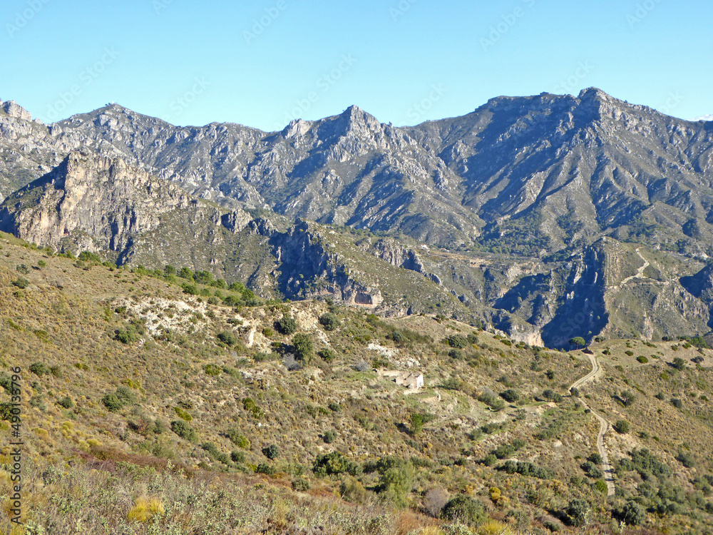 Mountains of Andalucia in Spain	
