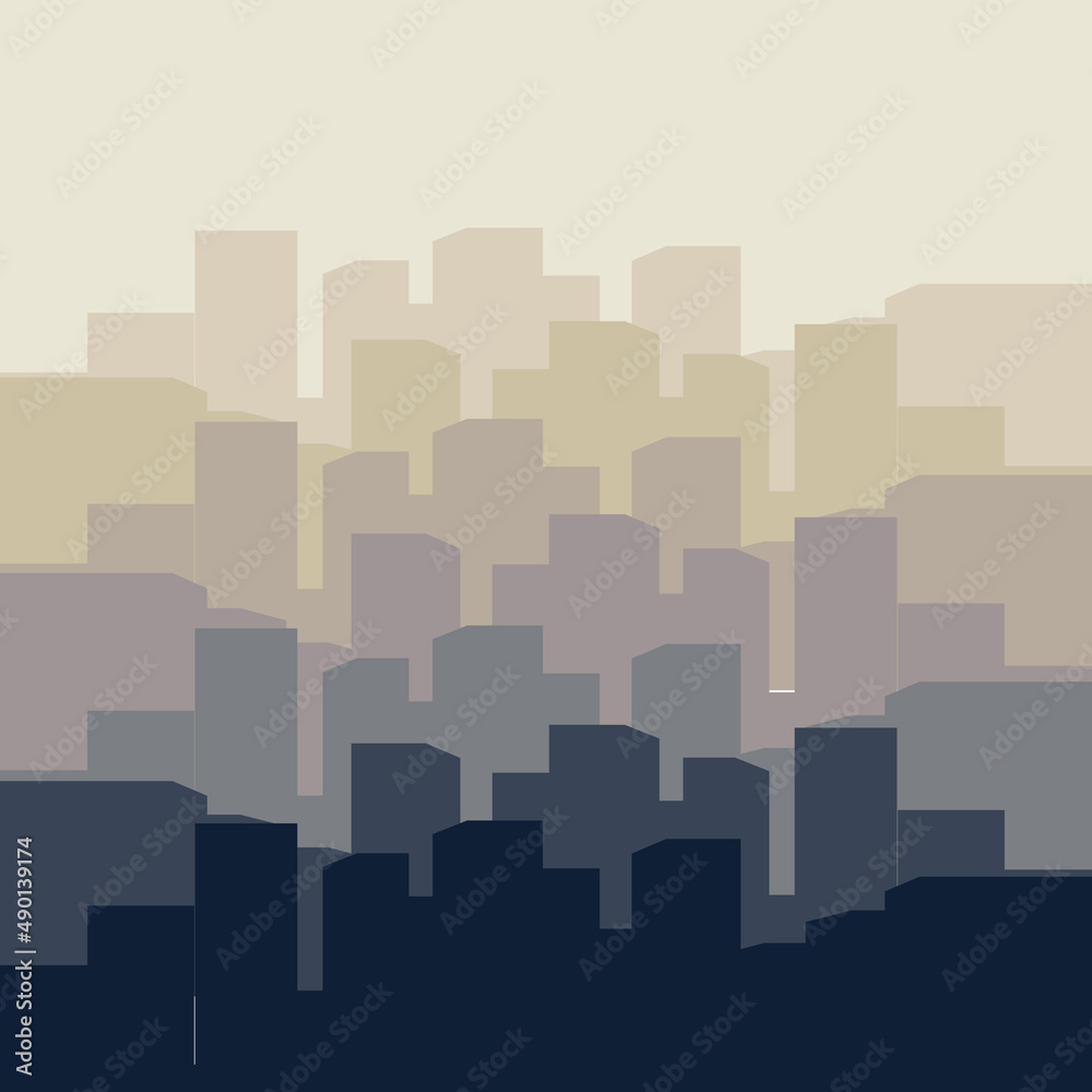 Abstract city. Pattern. Vector image of a metropolis. Abstract city. Pattern. Vector image of a metropolis.