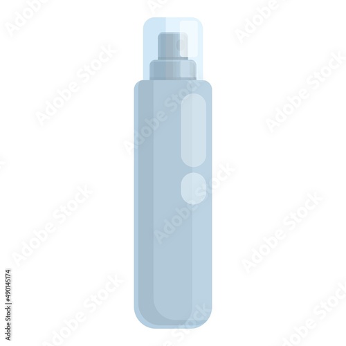 Cosmetic spray icon cartoon vector. Skin care. Facial cream