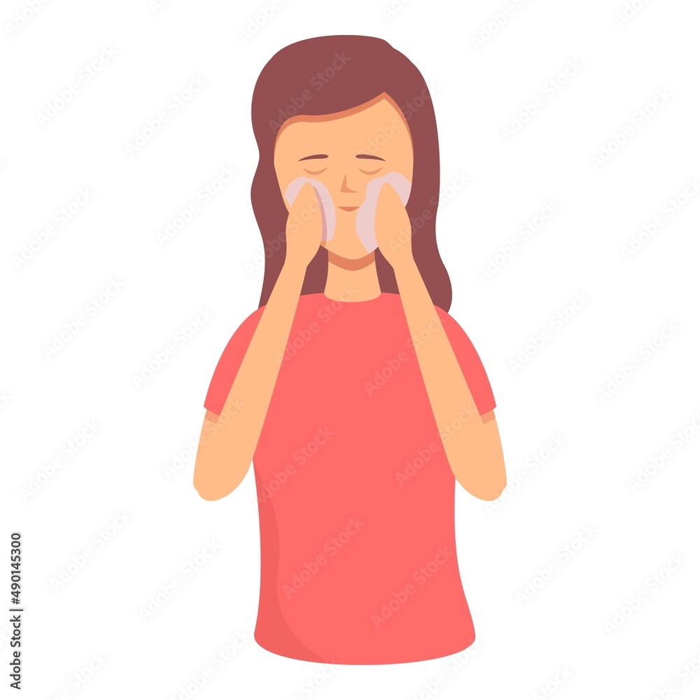 Skin face care icon cartoon vector. Anti aging cosmetic. Woman treatment Skin face care icon cartoon vector. Anti aging cosmetic. Woman treatment