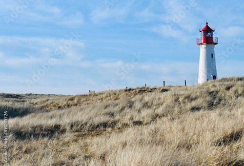 Lighthouse in Sylt Ellenbogen 