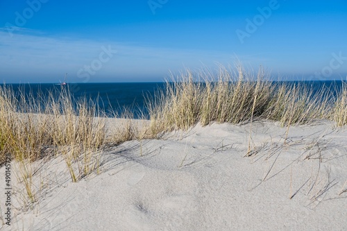View from the Dunes to the Beach Sylt Ellenbogen 