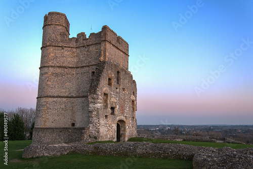 Beautiful shot of a Donnington Castle near Newbury photo