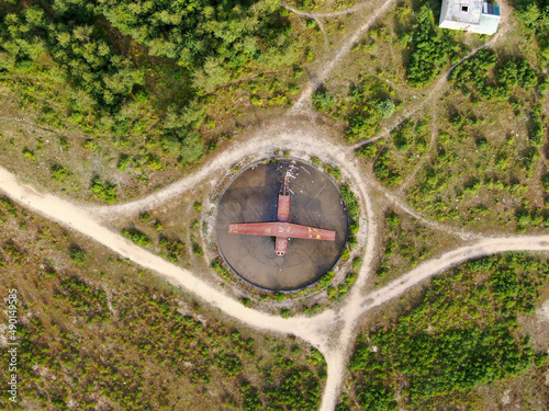 Aerial shot of RAF Greenham Common photo