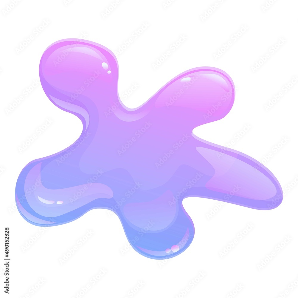 Toxic slime icon cartoon vector. Drip goo. Liquid sticky Toxic slime icon cartoon vector. Drip goo. Liquid sticky