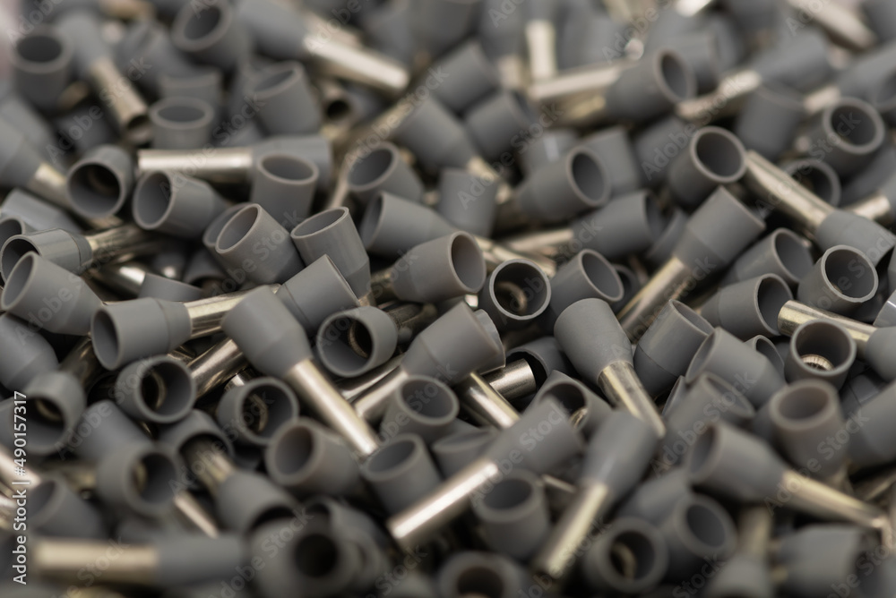 Electric wire ferrules or end sleeves for electrical cables as