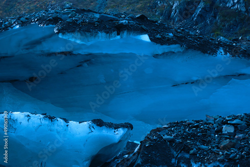 Beautiful shot of Byron Glacier. photo