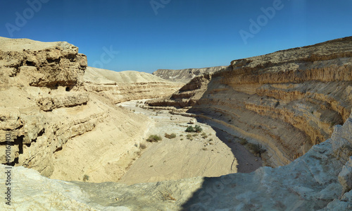 Beautiful natural view of Karagiye in a sunny day photo