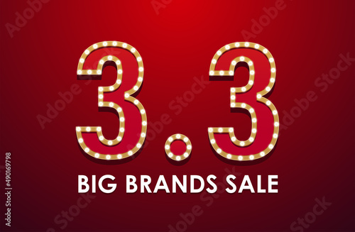 3.3 Big Brands Sale. Text L...