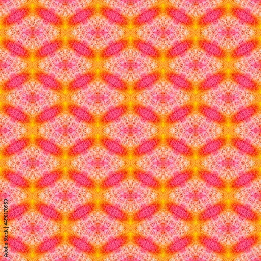 Tie dye seamless pattern, tie dye ornament for design and background.