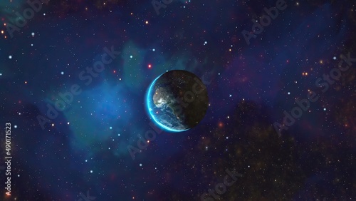 Planet Earth Seen From Space © alexskopje