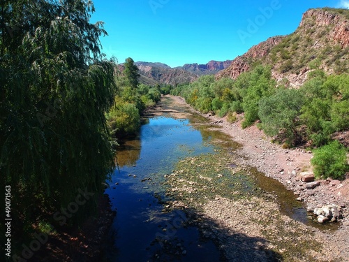 Río  Atuel, Valle Grande, San Rafael Mendoza