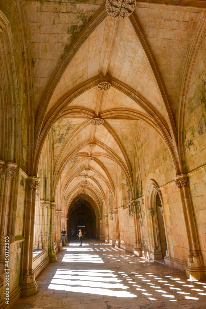 Königlicher Kreuzgang im Kloster von Batalha, Portugal