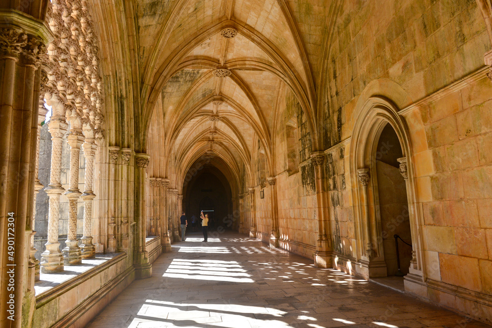 Königlicher Kreuzgang im Kloster von Batalha, Portugal