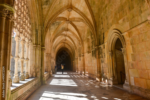 K  niglicher Kreuzgang im Kloster von Batalha  Portugal
